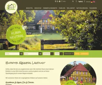 Kenners-Landlust.de(Biohotel Kenners LandLust) Screenshot