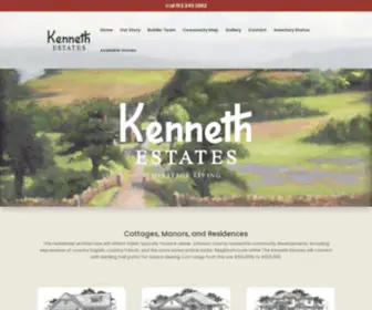 Kennethestates.com(A residential community in Johnson County) Screenshot