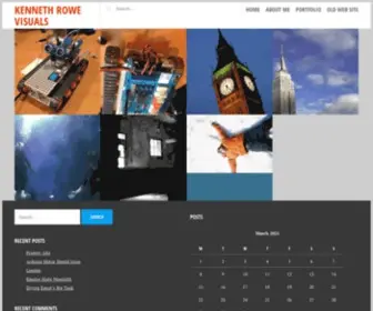 Kennethrowe.com(Photos, Videos, and Technology Unite) Screenshot