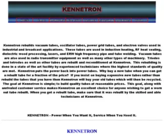 Kennetron.com(Rebuilt Vacuum Tubes) Screenshot