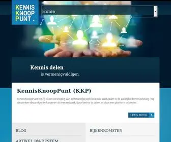 Kennisknooppunt.com(KennisKnoopPunt Delen van kennis en ervaring) Screenshot