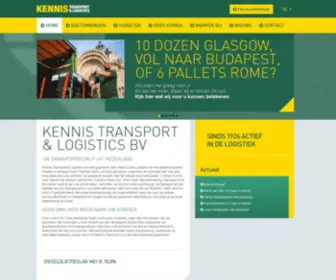 Kennistransport.com(Uw Transportbedrijf uit Nederland) Screenshot