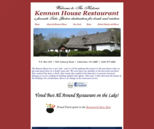 Kennonhouse.com(The Kennon House) Screenshot