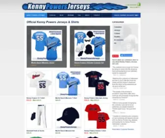 Kennypowersjerseys.com(Kenny Powers Costume Jerseys) Screenshot