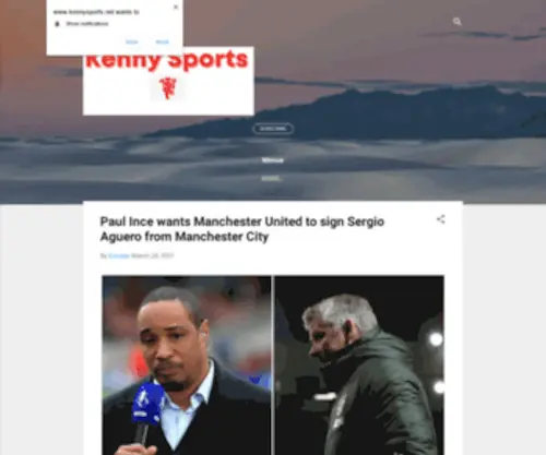 Kennysports.net(Kenny Sports) Screenshot