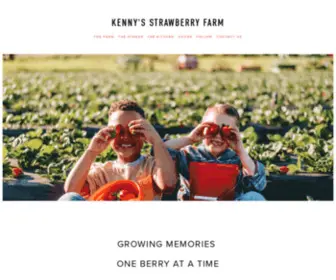 Kennysstrawberryfarm.com(Kenny's Strawberry Farm) Screenshot