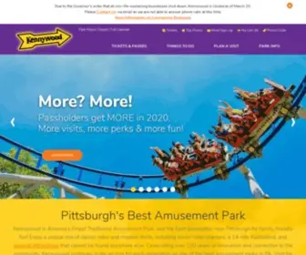 Kennywood.com(Pittsburgh's Best Amusement Park for Kids & Families) Screenshot