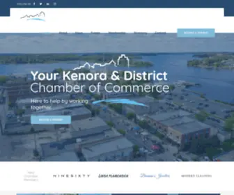 Kenorachamber.com(Kenora & District Chamber of Commerce) Screenshot