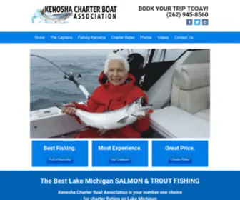 Kenoshacharterboat.com(Kenosha Charter Boat Association) Screenshot