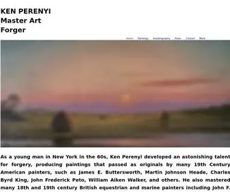 Kenperenyiart.com(Ken Perenyi) Screenshot