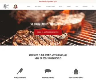 Kenricks.com(KENRICK'S MEATS & CATERING) Screenshot
