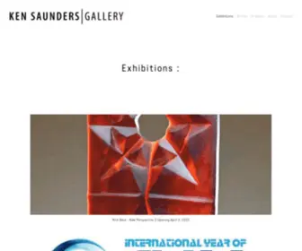 Kensaundersgallery.com(Ken Saunders Gallery) Screenshot