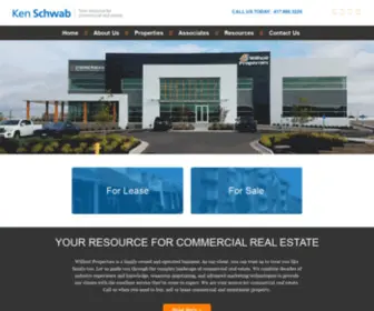 Kenschwab.com(Buy, Sell or Lease Commercial Real Estate and Investment Property) Screenshot