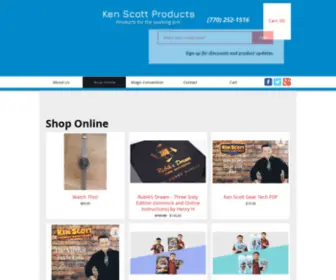 Kenscottproducts.com(Online Magic Shop) Screenshot