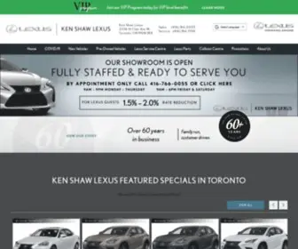 Kenshawlexus.com(Ken Shaw Lexus) Screenshot