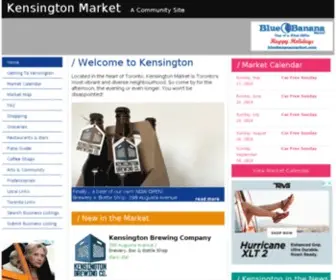 Kensington-Market.ca(Kensington Market) Screenshot