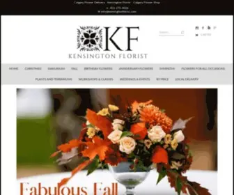 Kensingtonflorist.com(CALGARY FLORIST) Screenshot