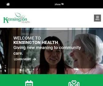 Kensingtonhealth.org(Kensingtonhealth) Screenshot