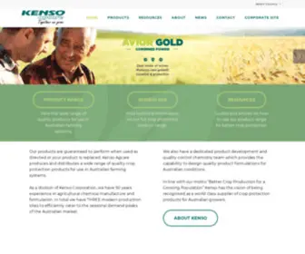 Kenso.com.au(Kenso Agcare Australia) Screenshot