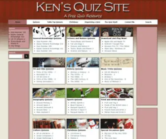 Kensquiz.com(Ken's Quiz Site) Screenshot