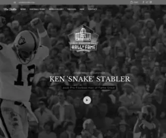 Kenstabler.com(Ken Stabler Official Website) Screenshot