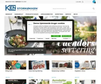Kenstorkoekken.dk(Storkøkken) Screenshot