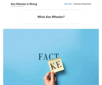 Kenswrong.com(About Almost Everything) Screenshot