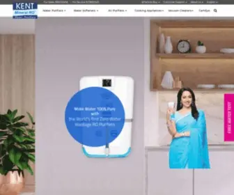 Kent.co.in(KENT RO Systems) Screenshot