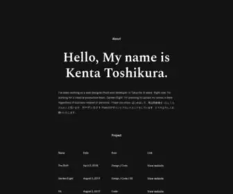 Kentatoshikura.com(Kentatoshikura) Screenshot