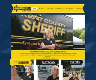 Kentcountysheriff.com(Keep Sheriff Michelle Kent County Sheriff) Screenshot