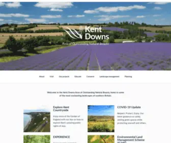 Kentdowns.org.uk(Kent Downs) Screenshot