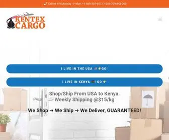 Kentexcargo.com(Ship From USA to Kenya by Air or Ocean $15/kg) Screenshot