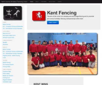 Kentfencing.org.uk(The aim of the Union) Screenshot