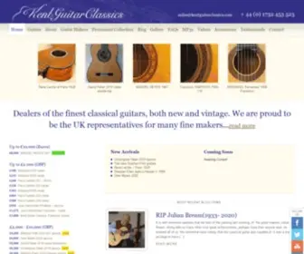Kentguitarclassics.com(Kent Guitar Classics) Screenshot