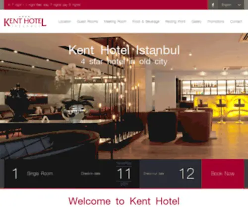 Kenthotel.com(Kent Hotel Istanbul) Screenshot