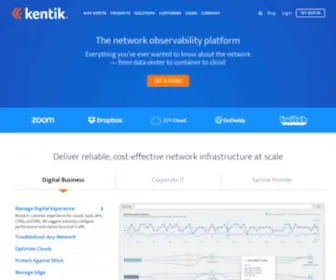 Kentik.com(Kentik is AIOps for Network Professionals) Screenshot