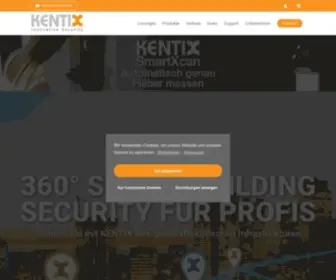 Kentix.com(Physical IT Security) Screenshot