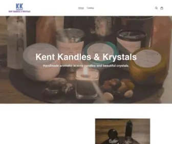 Kentkandleskrystals.com(Kent Kandles & Krystals) Screenshot