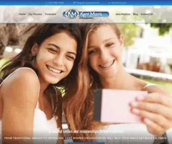 Kentmorrisorthodontics.com(Orthodontist in Cincinnati) Screenshot