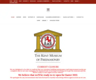 Kentmuseumoffreemasonry.org.uk(The Kent Museum of Freemasonry) Screenshot