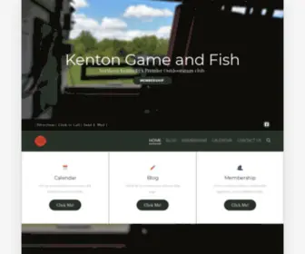 Kentongameandfish.com(Kenton Game and Fish) Screenshot