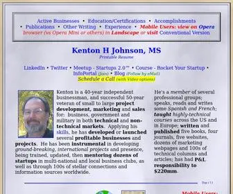 KentonhJohnson.com(CRE, Tech, Natural Resources, STEM, Buy, Sell) Screenshot