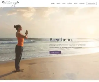 Kentonyoga.com(Kenton Yoga) Screenshot