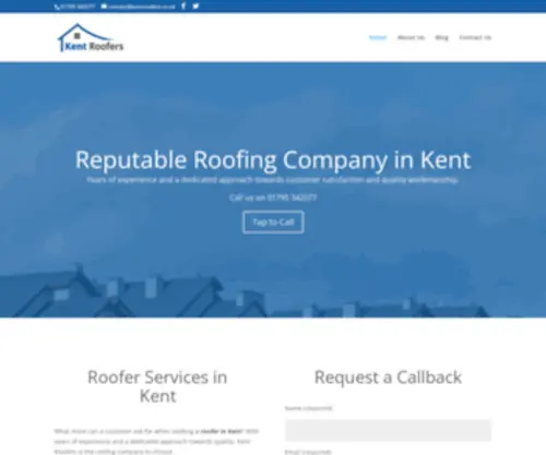 Kentroofers.co.uk(Kent Roofers) Screenshot