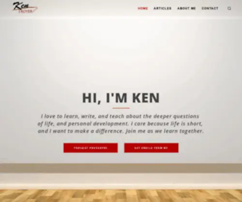 Kentroyer.com(Thinker) Screenshot