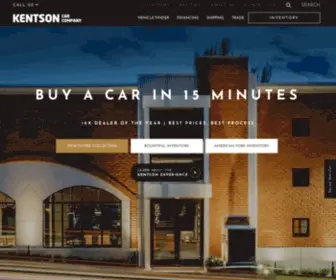 Kentsoncarcompany.com(Kentson Car Company) Screenshot