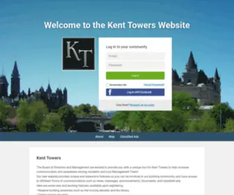 Kenttowers.ca(Kent Towers) Screenshot