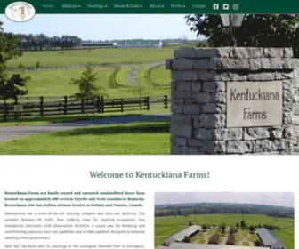 Kentuckianafarms.com(Kentuckiana Farms) Screenshot