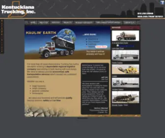 Kentuckianatrucking.com(Kentuckiana Trucking) Screenshot