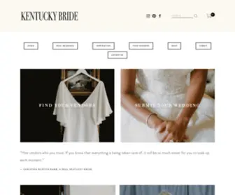 Kentuckybride.com(KENTUCKY BRIDE MAGAZINE) Screenshot